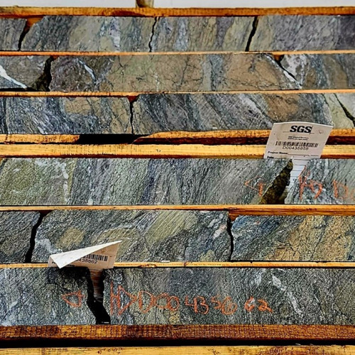 Phase I:  Representation of mineralized and altered core from DQ23-02 